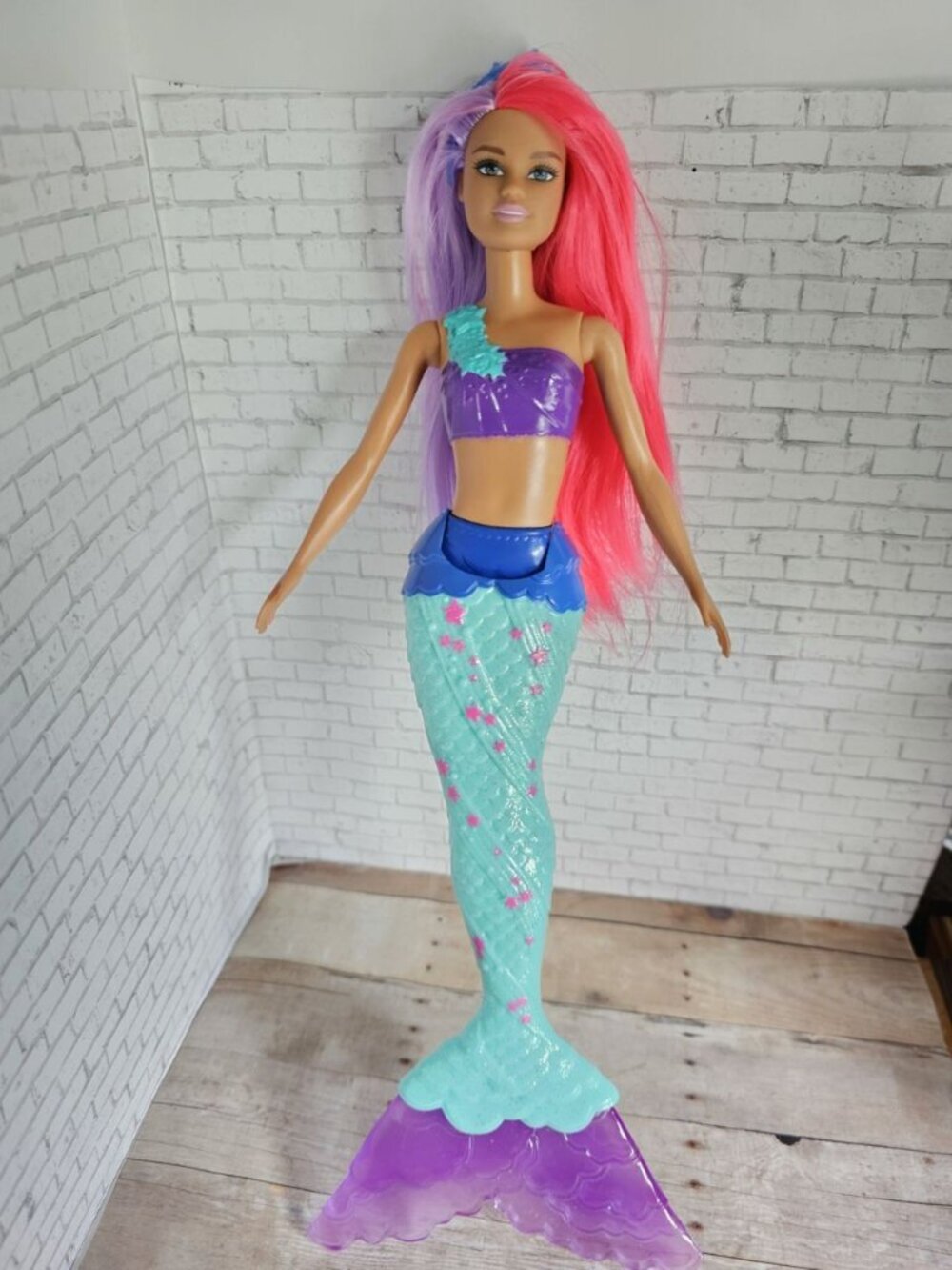Mattel Barbie Dreamtopia/Fairytopia Teresa Face Purple Mermaid Fashion Doll Rare - Picture 2 of 4